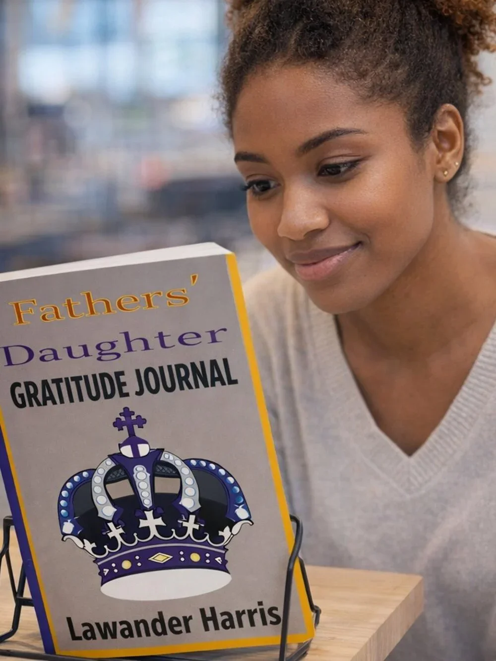 Author Lawander Harris fathers daughter